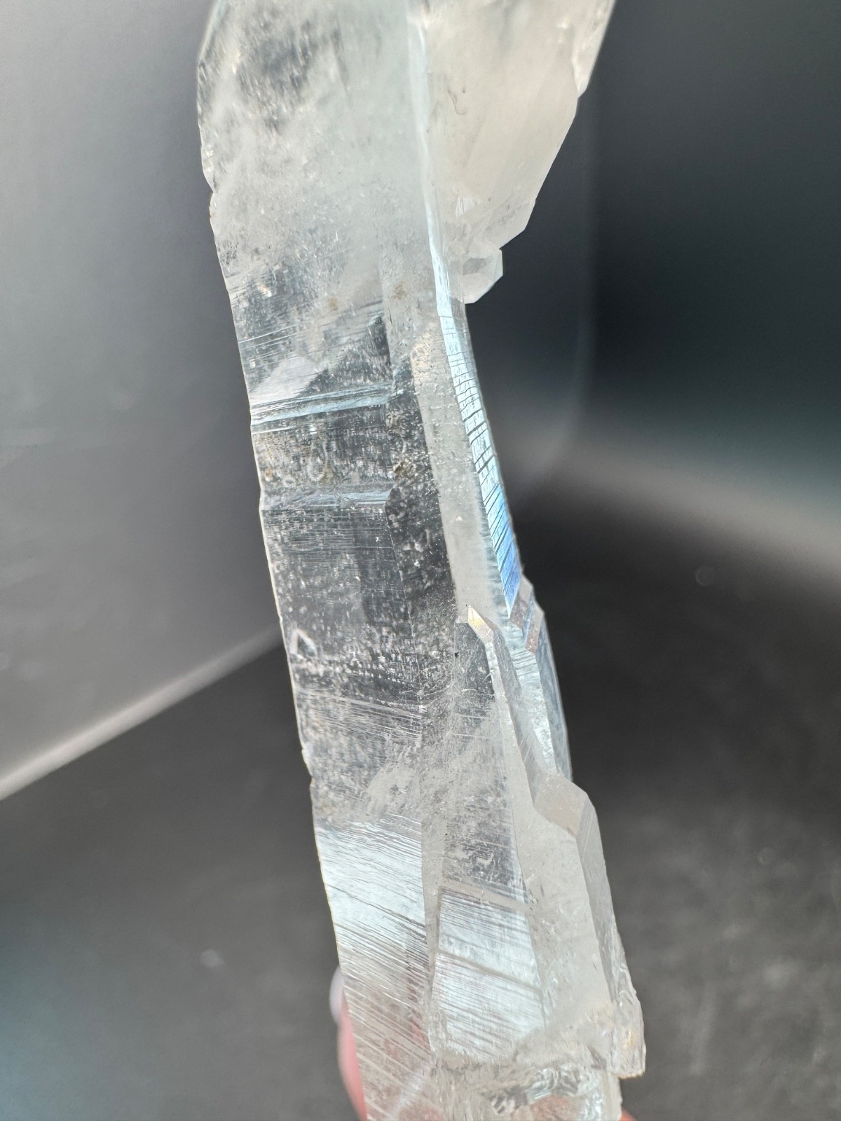 6528 Clear Quartz Crystal with Double Terminated Cross Crystal Brazil 20g