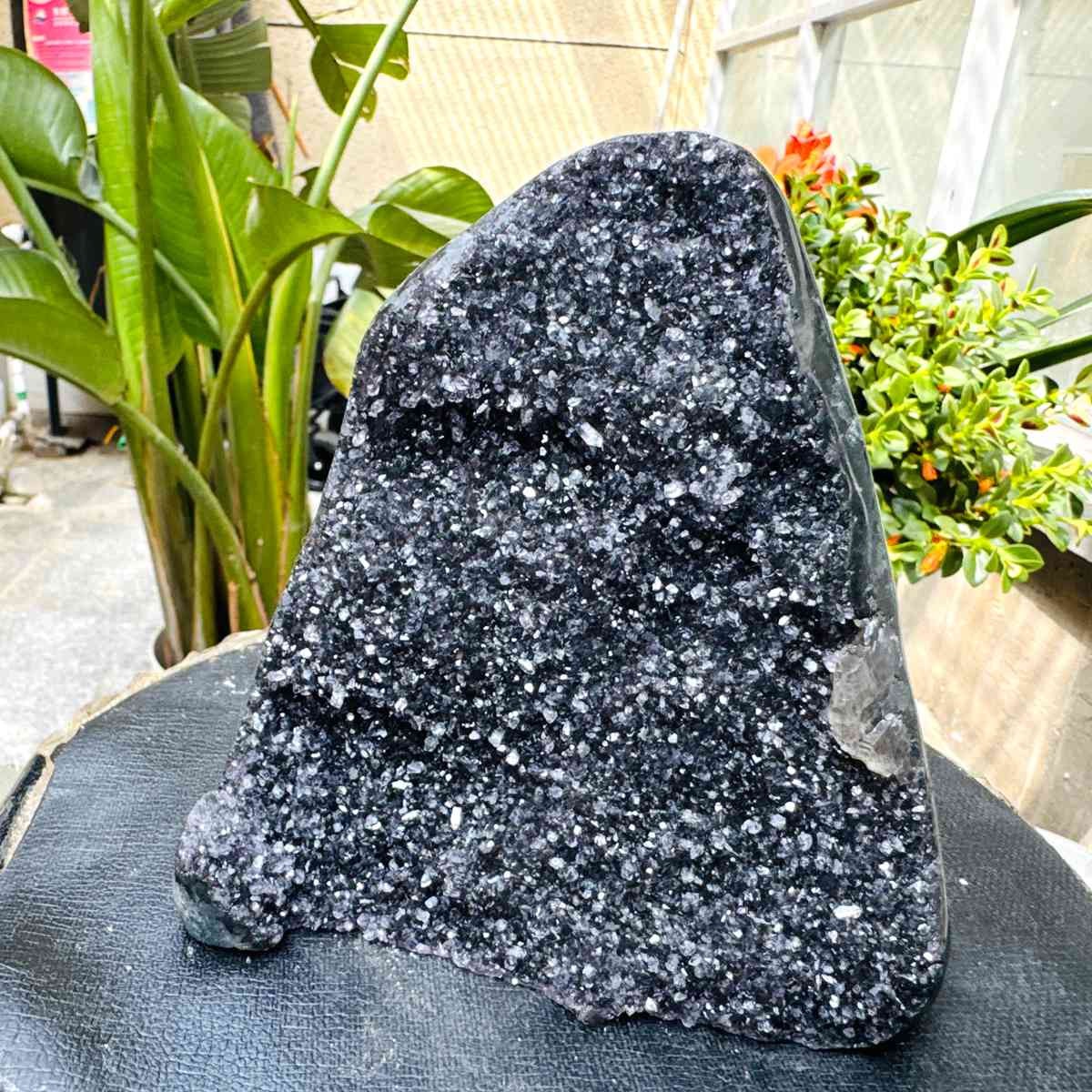 3.2LB Natural Uruguayan Amethyst Cluster Cave Display Specimen Healing