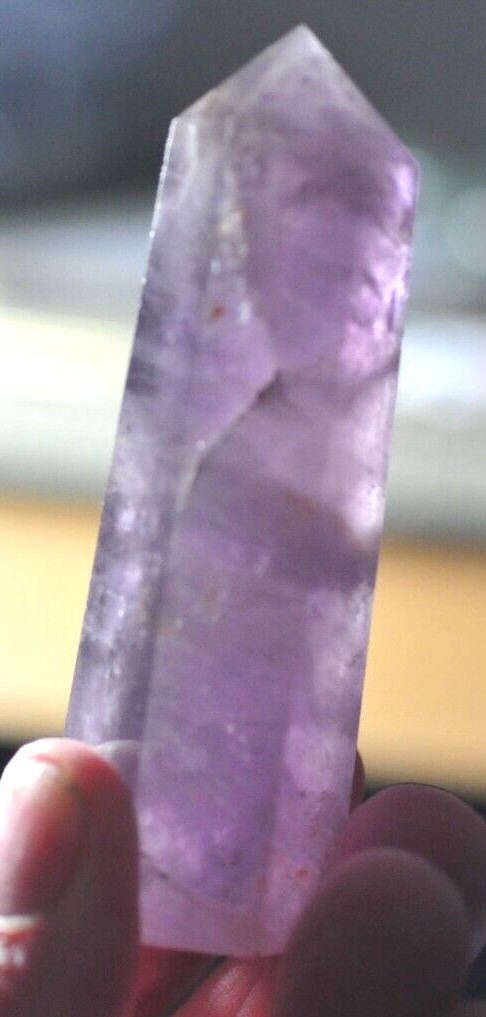 SMALL AMETHYST TOWER / OBELISK – 8.3 x 2.4 cms 81 gms – 3rd EYE