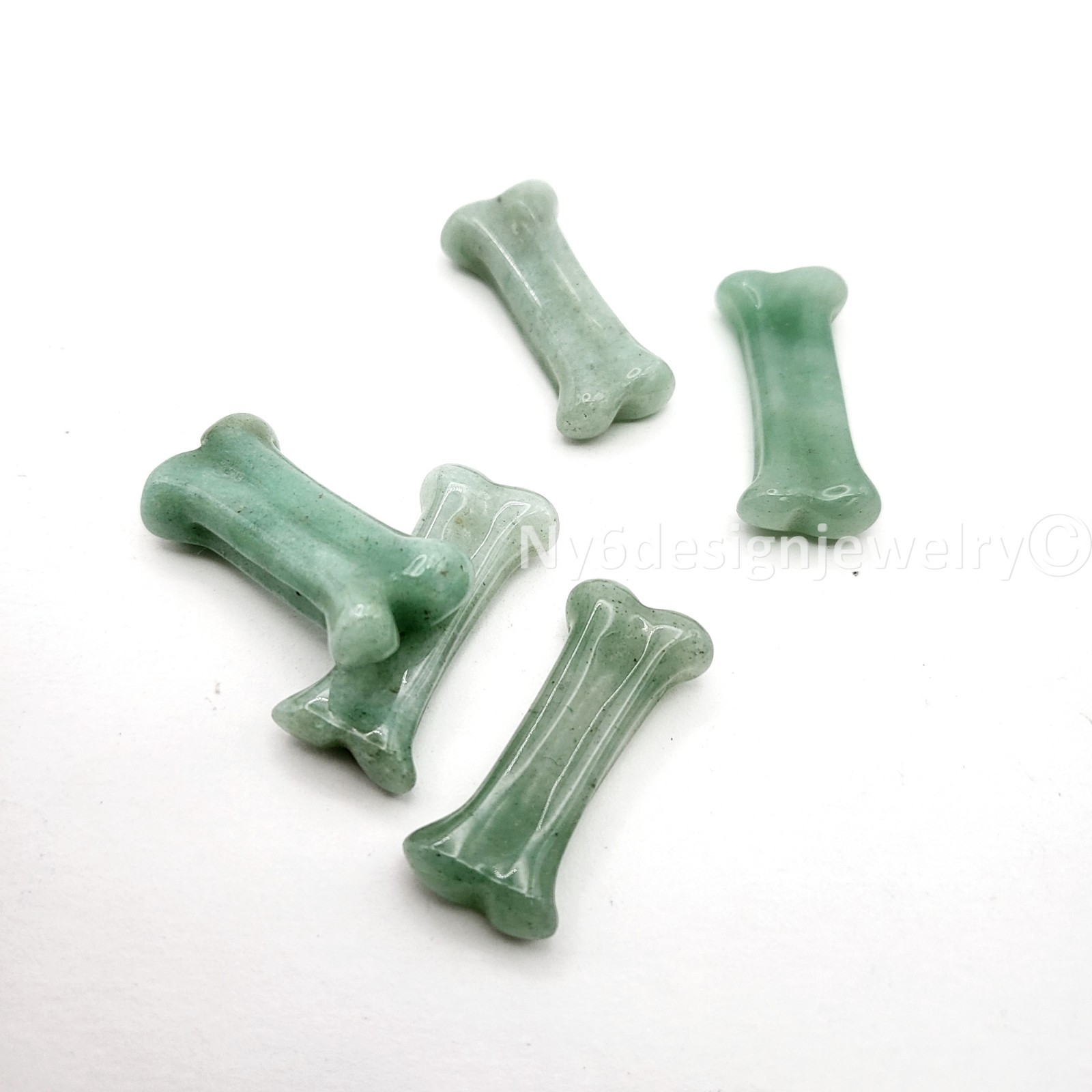 Bone shape Gemstone 32x15x8mm Natural Crystal Healing Stone 1pc Gemstone
