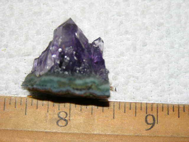 Amethyst crystal cluster grape jelly saturation smaller jewelry-sized 1″ K83