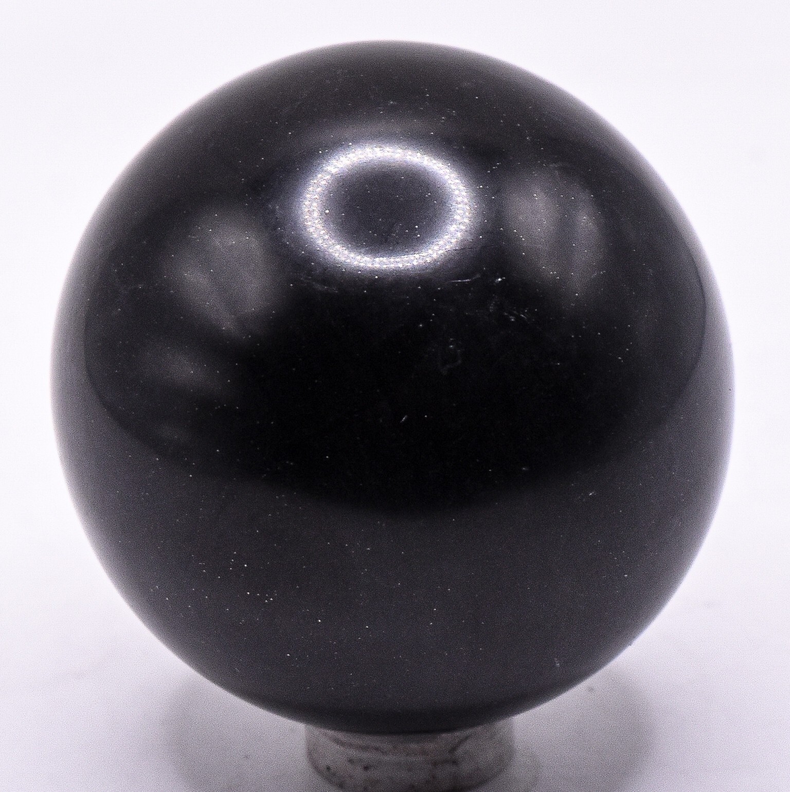 2″ Black Onyx Sphere Polished Natural Gemstone Crystal Mineral Ball – Peru (1PC)