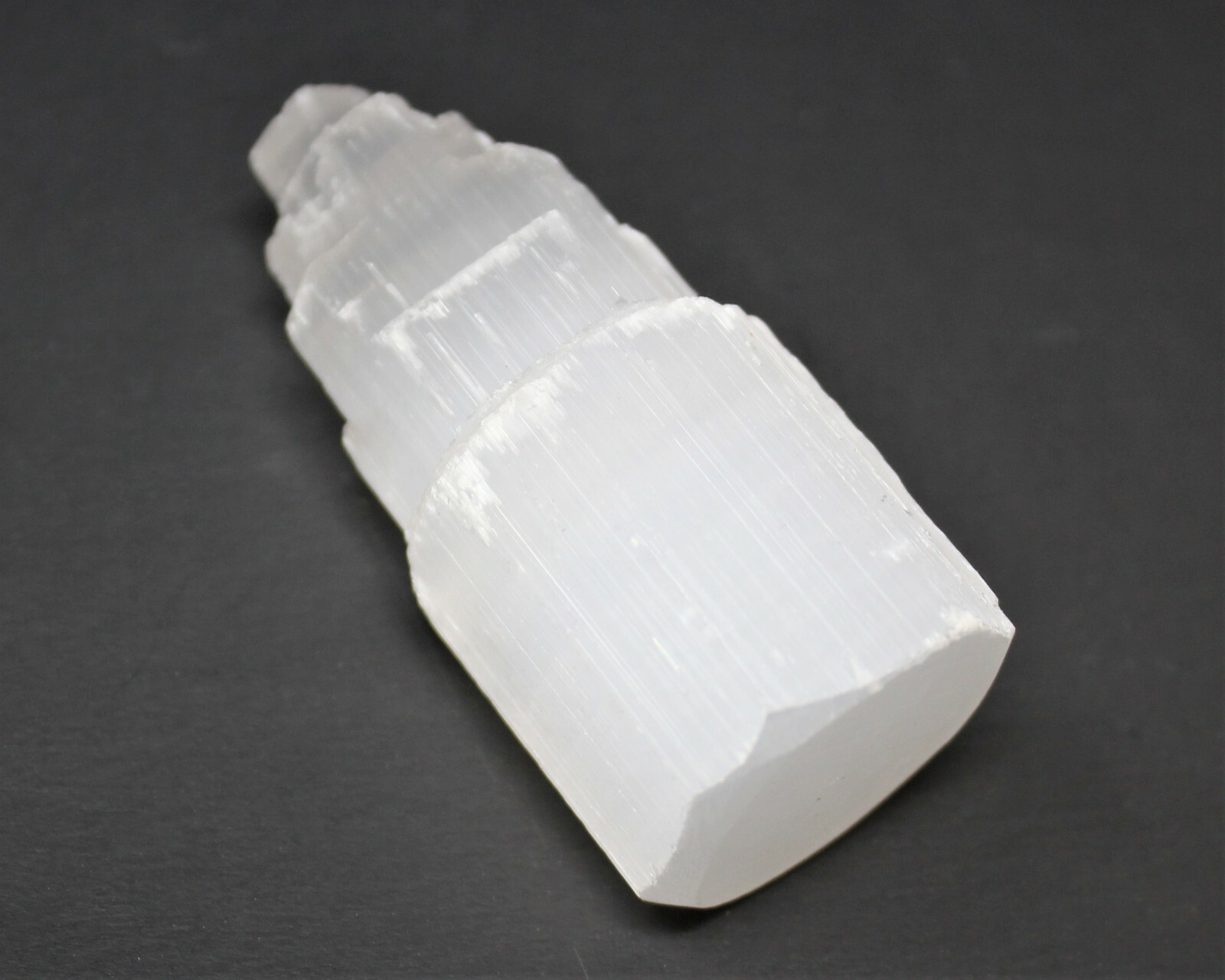 1 Selenite Tower & 1 Extra Grade Black Tourmaline Home Protection Kit Reiki