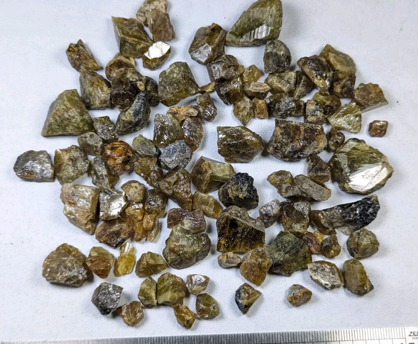 220grams Sphene Crystals From Zagi Mountains, KPK, Pakistan
