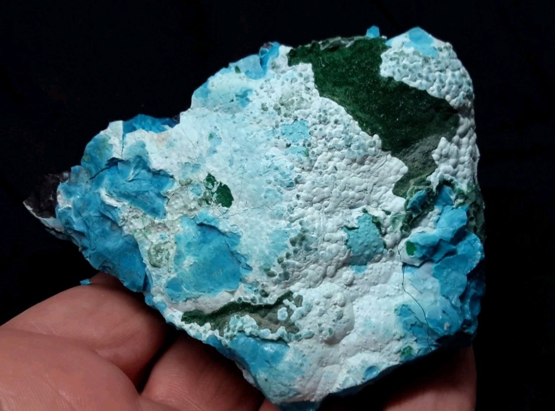 3.25″ CHRYSOCOLLA from Katanga, Democratic Republic of the Congo