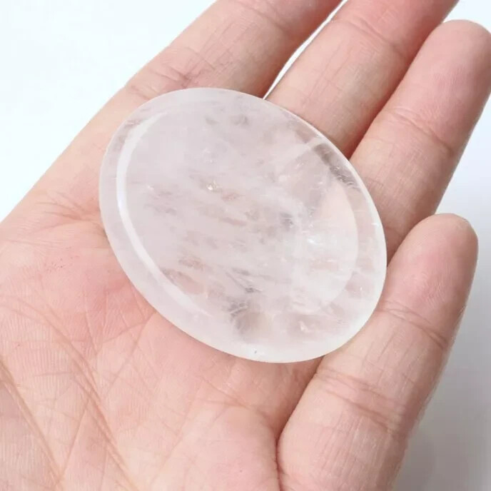 Natural Worry Stone Crystal – Gemstone Selection Healing Protection Pocket Stone