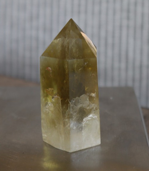 CITRINE POINT 2.27 INCHES TALL/ 73.2 GRAMS