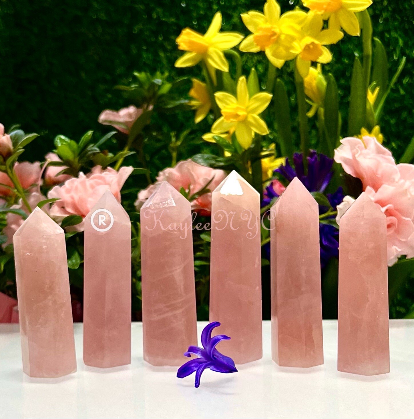 Wholesale Lot 1 Lb Natural Rose Quartz Obelisk Tower Point Crystal Natural