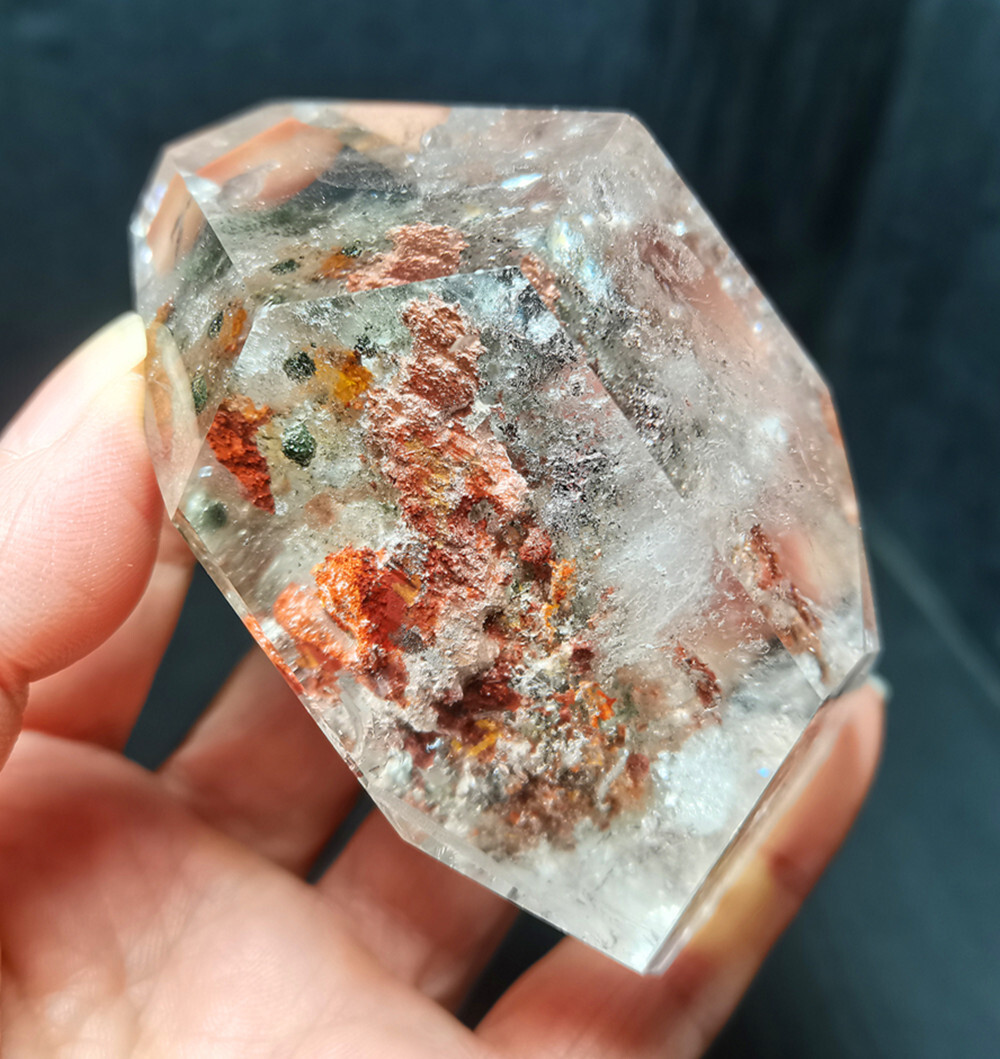 Rare Natural Garden Phantom Quartz Scenic Quartz Energy Crystal Healing CY48