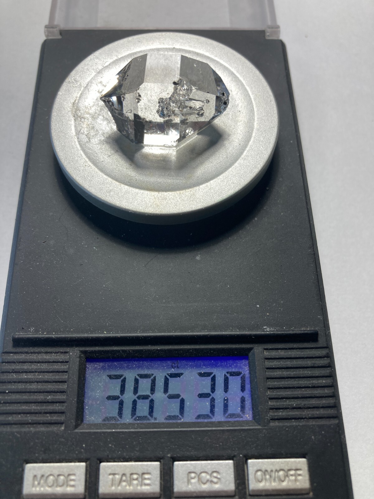 Herkimer NY AA + Diamond NEW TREASURE BOX 26mm x 17mm, 38.52 ct sec A3