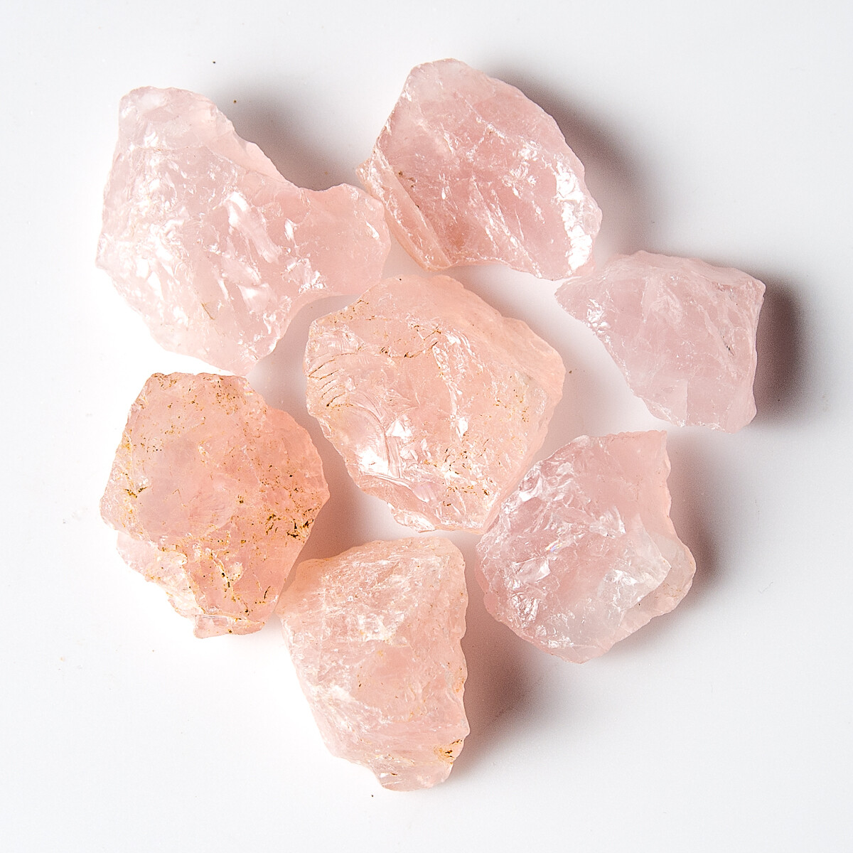 1/4 lb Natural Pink Rough Rose Quartz Crystal Gemstone Specimens Healing Mineral