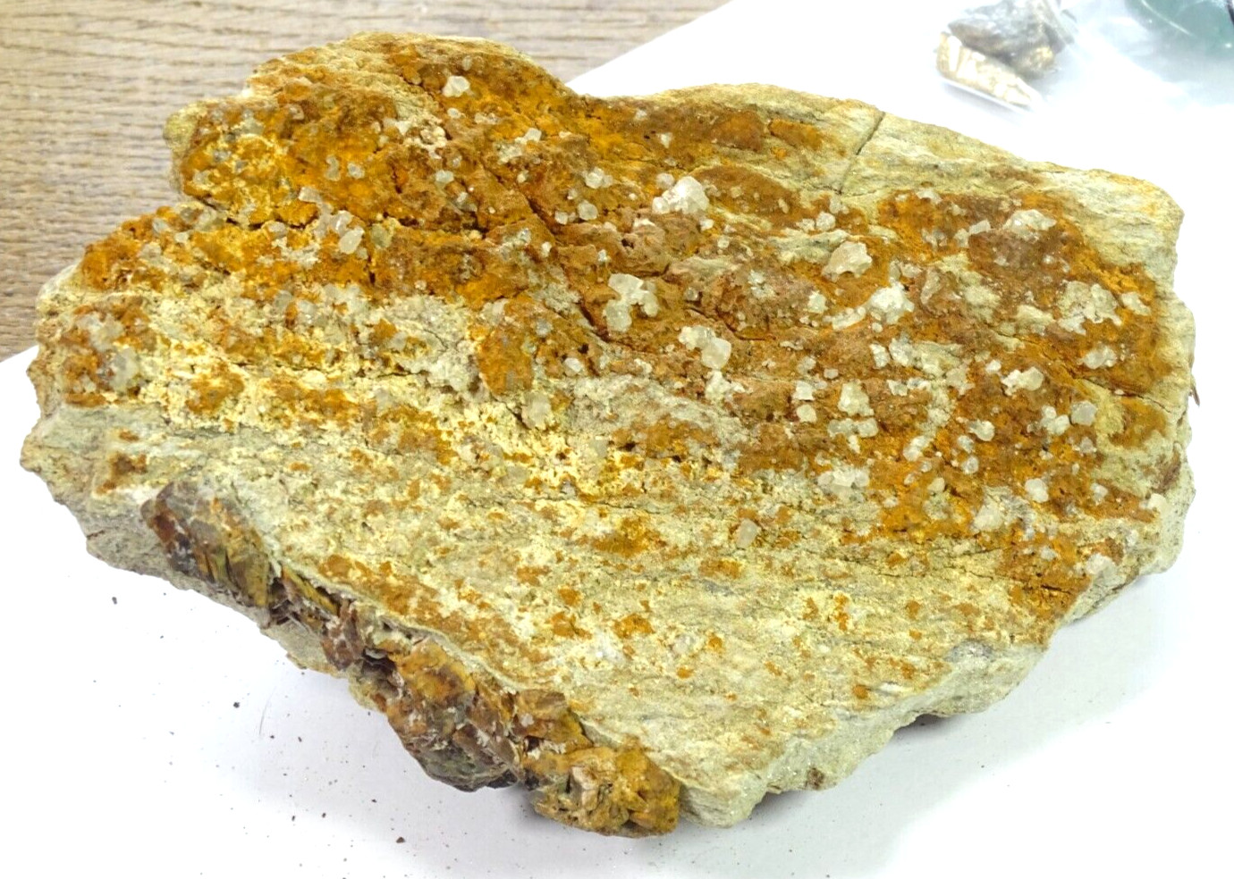LARGE NATURAL CLUSTER of AXINITE CRYSTALS ON MATRIX – 1.039 kgs 16.5 x 10.5 cms