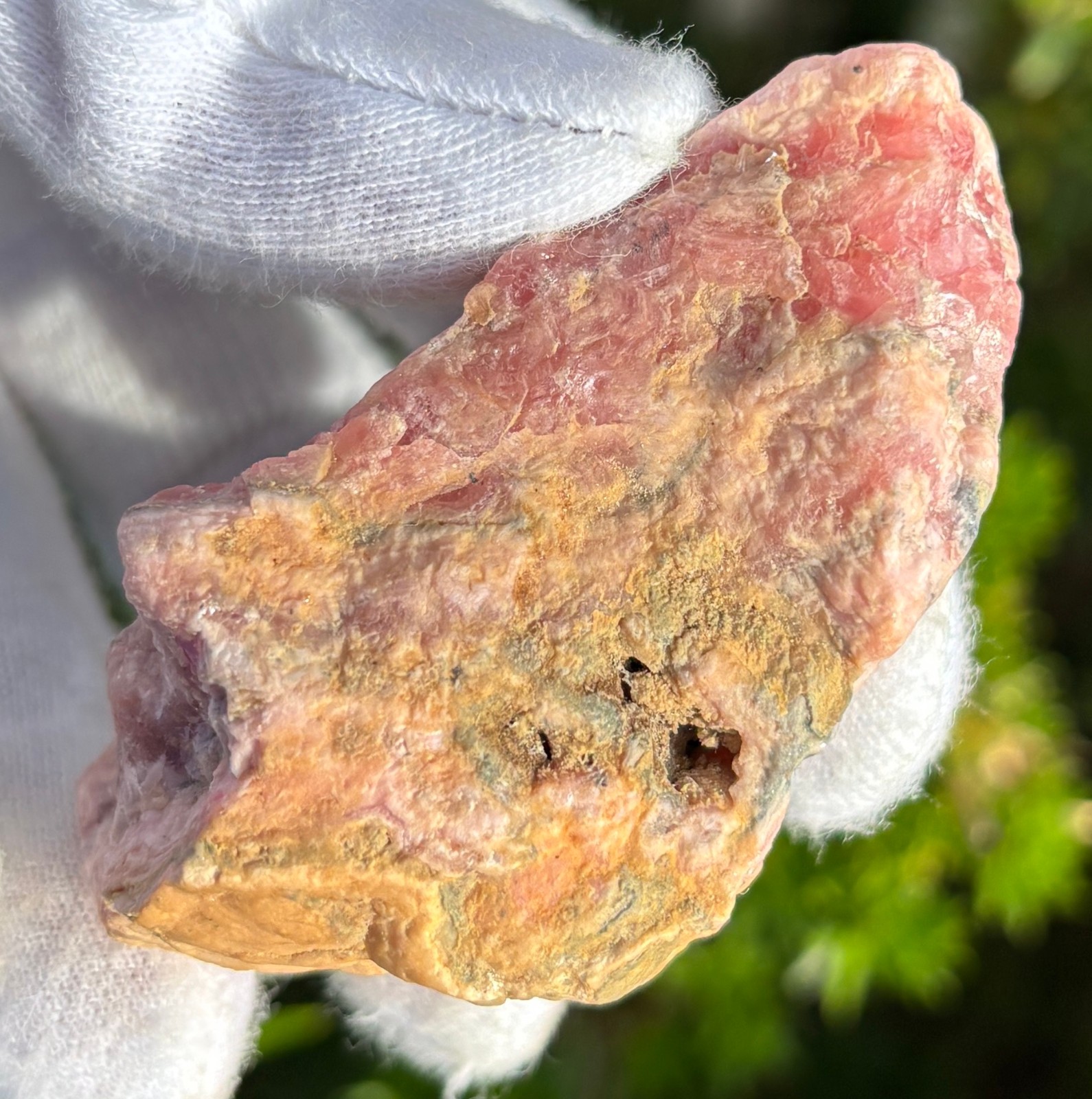 USA SALE 187g LOT REAL RHODOCHROSITE ROUGH SPECIMENS LAPIDARY PINK PYRITE GEMMY