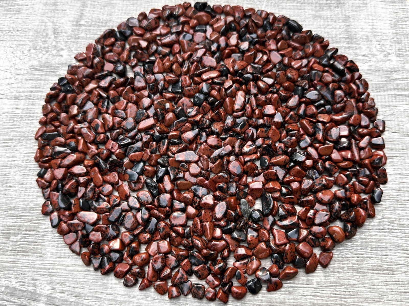Grade A++Mahogany Obsidian Semi Tumbled Gemstone Mini Chips 5-12mm,Wholesale Lot