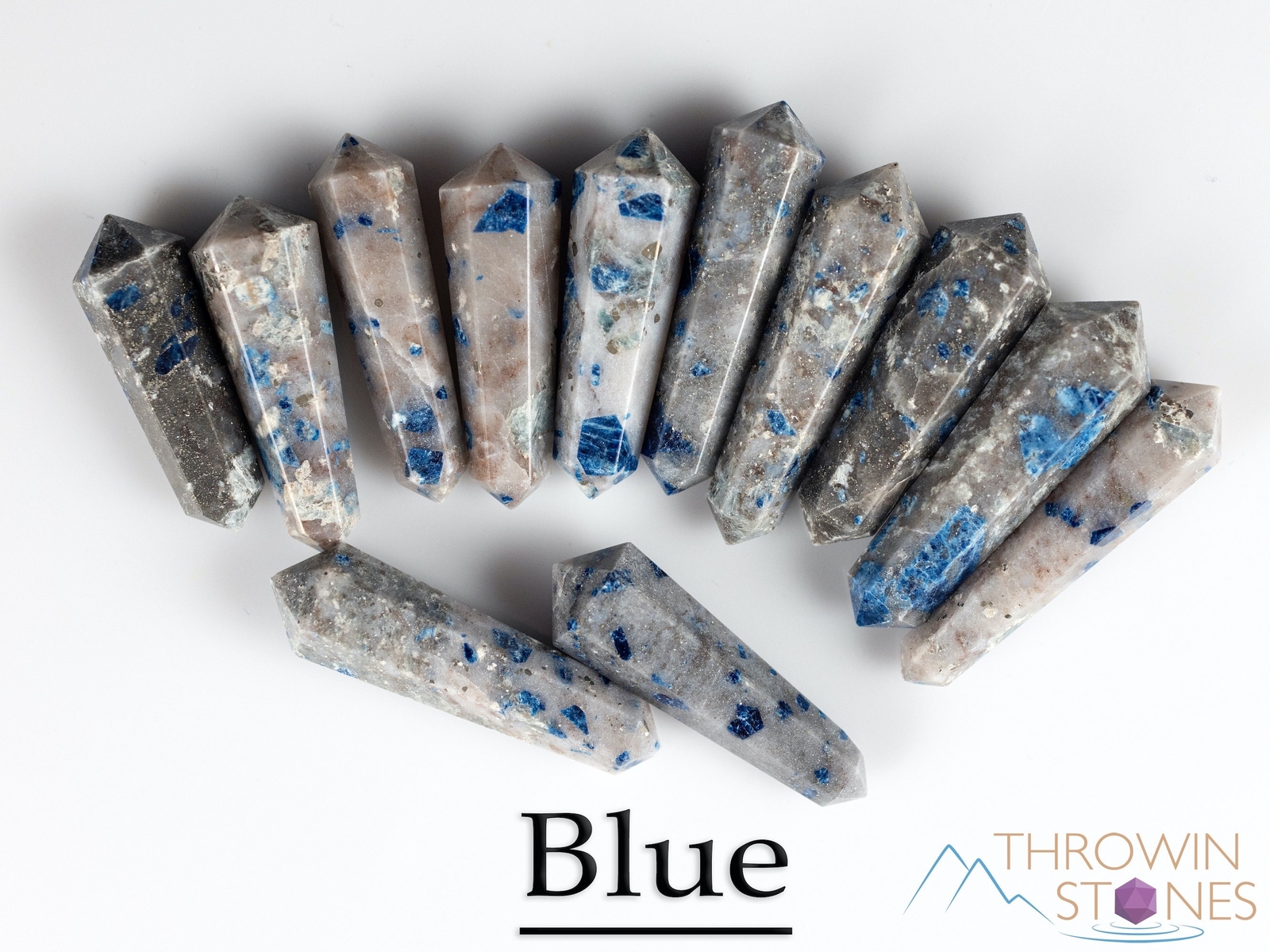 LAZULITE Crystal Points – Mini – Jewelry Making, Healing Crystals Stones, E1827