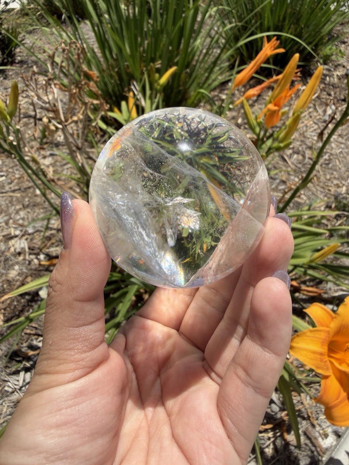 High Quality Clear Quartz Sphere | Natural Crystal Ball | Polished Quartz,A544