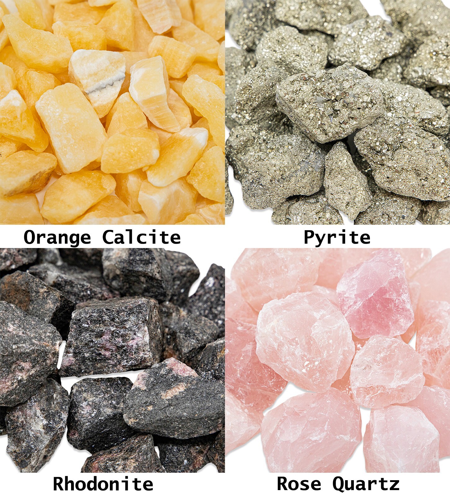 1/2 LB ROUGH CRYSTALS BULK WHOLESALE ROCKS MINERALS FOR TUMBLING & CRYSTALS