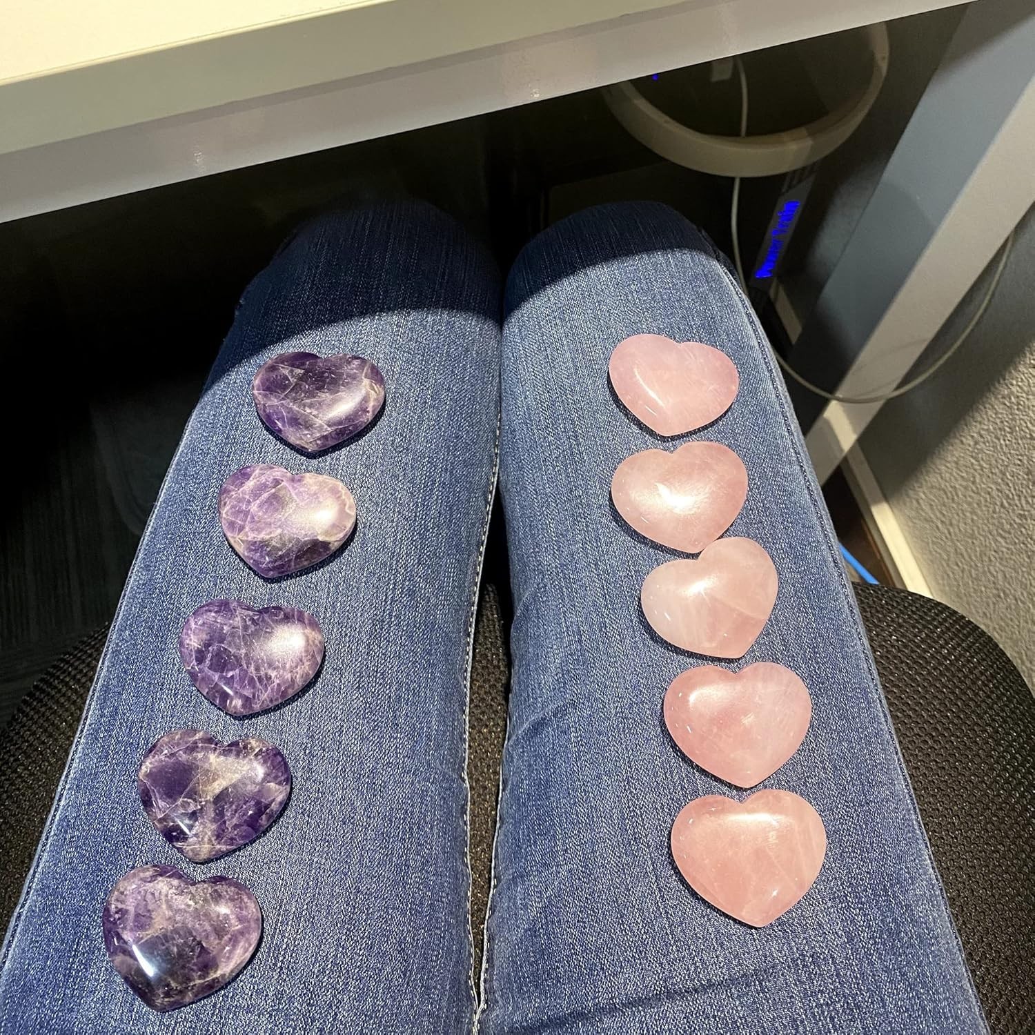 Cuarzo Rosa Corazon Piedra Cristales Curativos Piedras Amor Decoracion Bolsillo3
