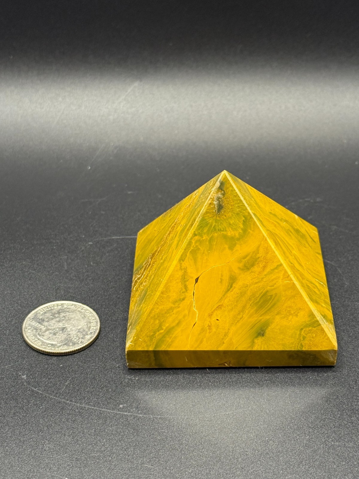Mixed Gemstone Pyramids Large Size 2″ tall 2 1/4 x 2 1/4 base. G1033-G1035