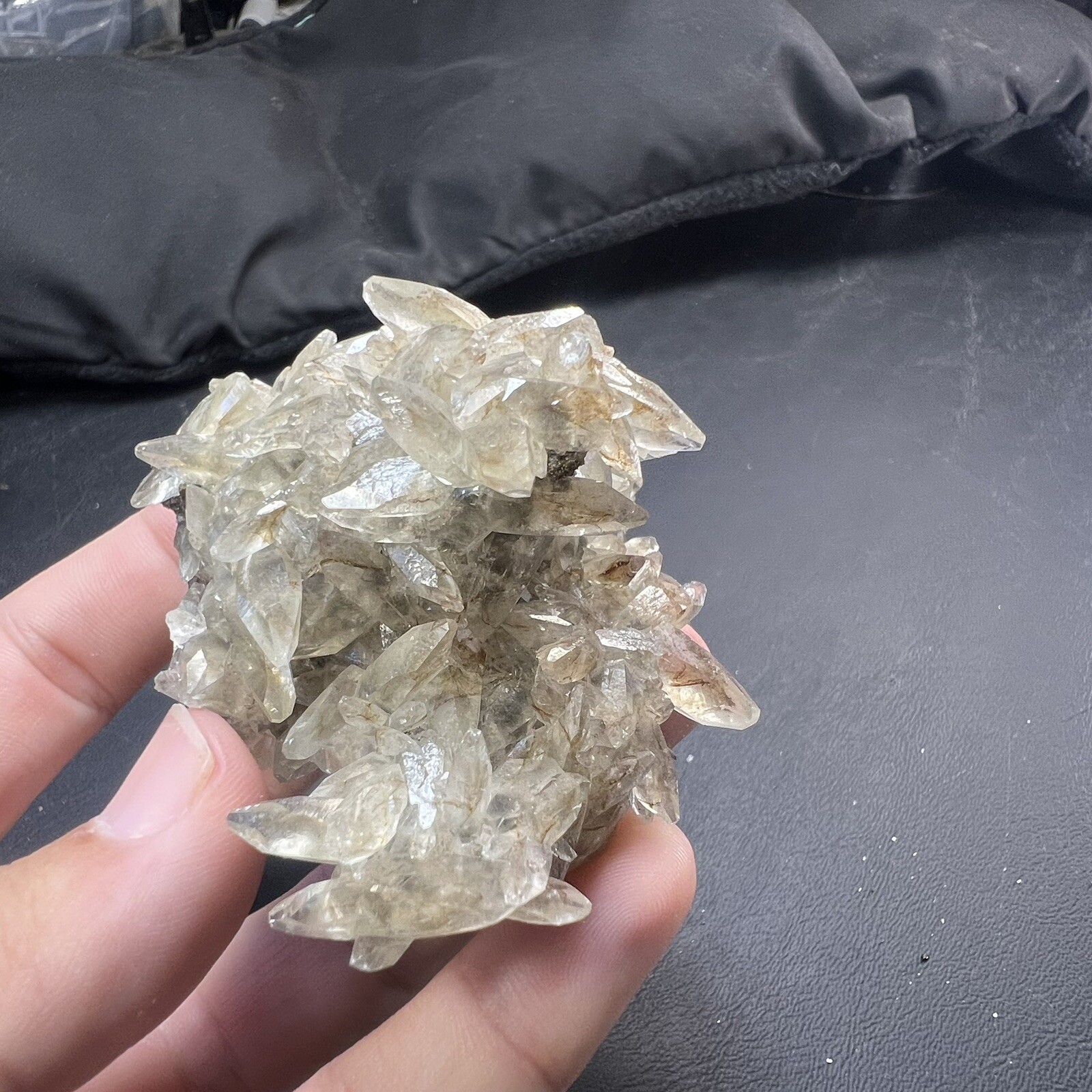 Calcite Crystal with Chalcopyrite Dolomite Matrix / Missouri