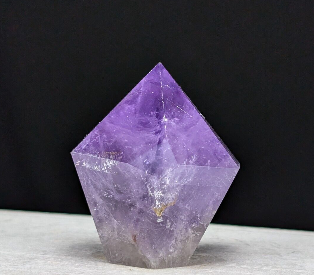 Amethyst Tower Diamond Gem Purple Crystal Chakra Gemstone Point