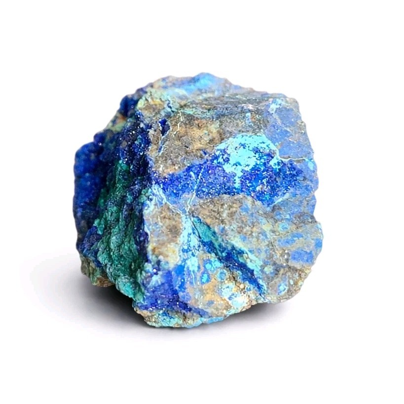 Azurite with Malachite Copper Mineral Specimen – 106g – USA