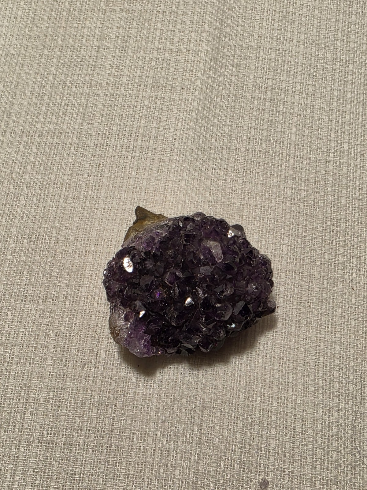 Natural Dark Purple Amethyst Crystal Cluster Druzy Quartz Specimen Geode