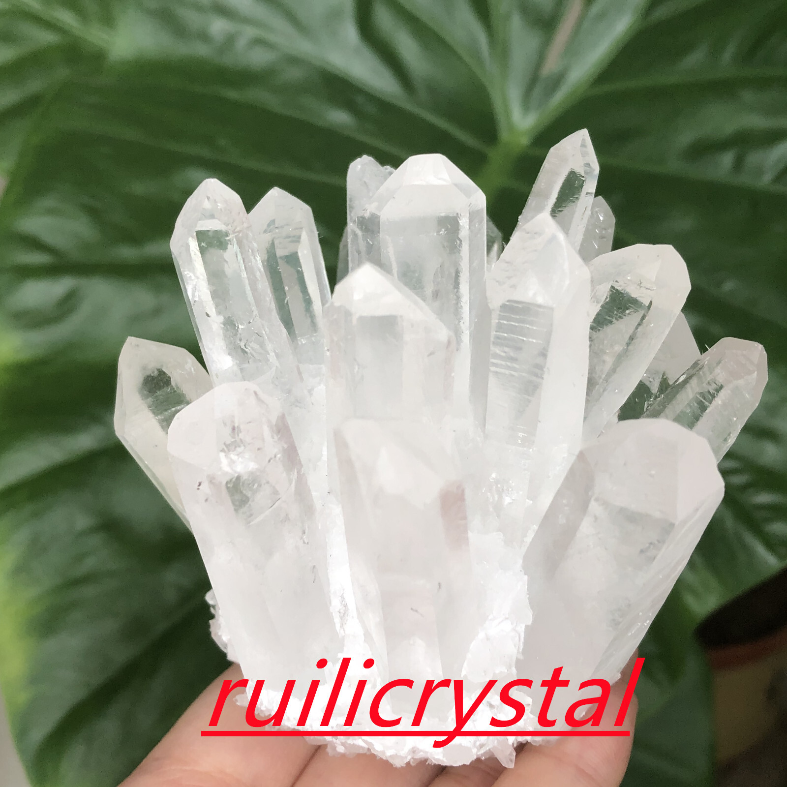 300g+natural clear quartz cluster white crystal point healing decor random 1pc