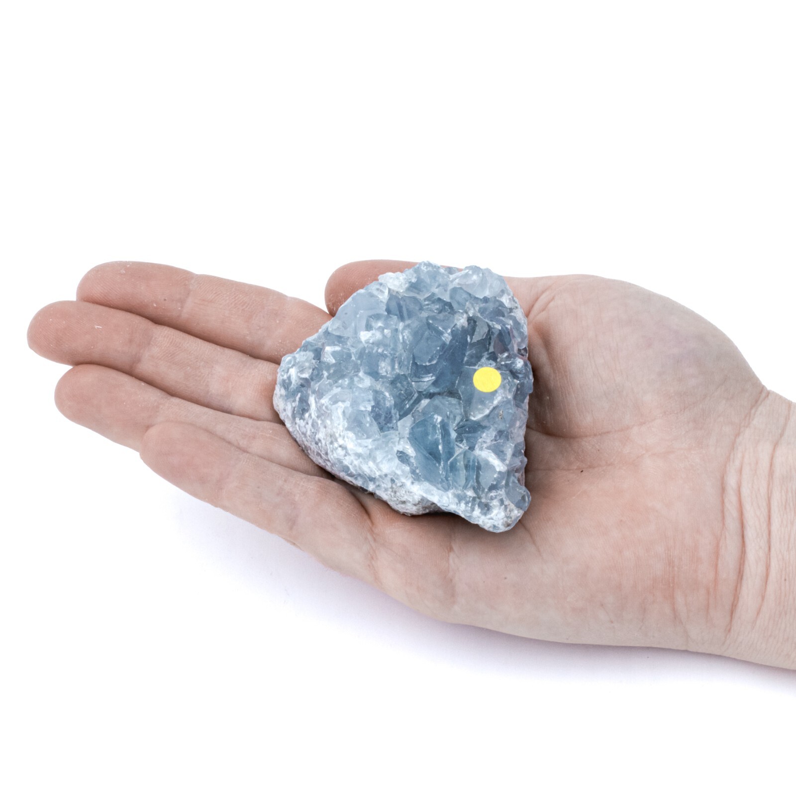 Madagascar Sky Blue Celestite Crystal Druzy Cluster Geode Mineral 2″-4″