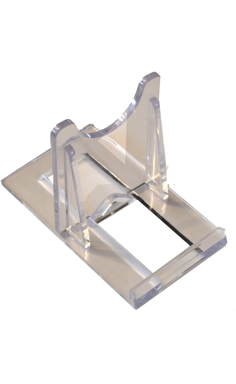 10 Medium Plastic Display Stands for Fossil Mineral Made In The UK 8 X 95 Ur1