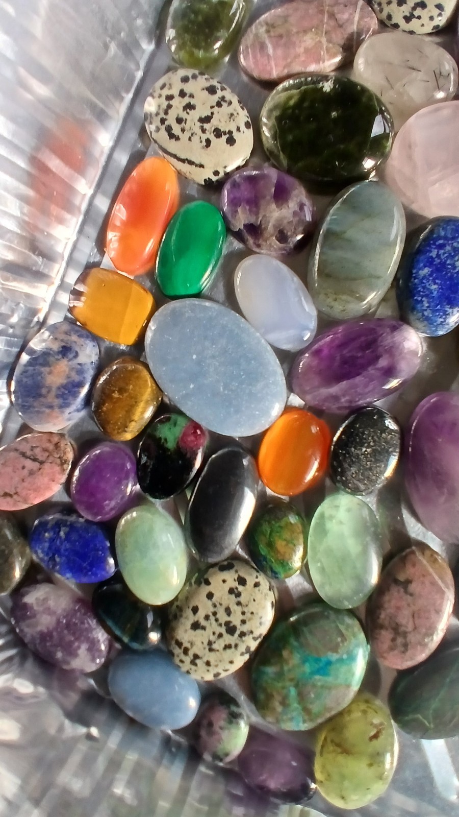 Wholesale Natural Crystal Cabochon Lot – Artisan Wire Wrap Jewelry Making Healin