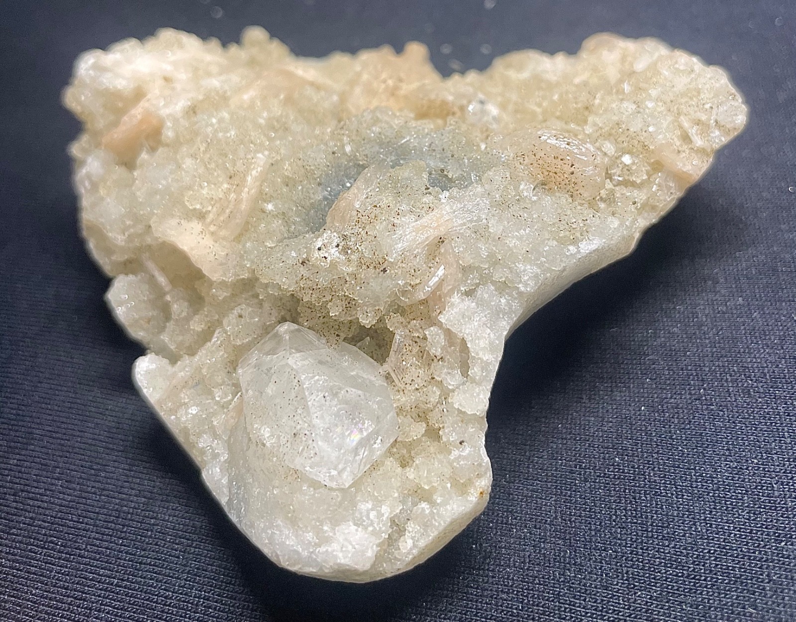 APPOLLITE NATURAL CRYASTALS ALSO STIBITE NATURAL STONE AND STUNNING CLUSTER