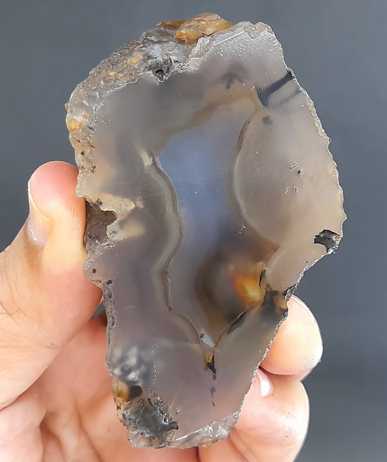 210g/0.46 lb Turkish core agate stone rough, customs duty included