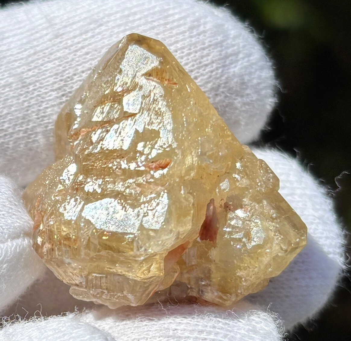 USA SALE SEE VIDEO 37g ETCHED CERUSSITE CERRUSITE CERRUSSITE CRYSTAL BARITE SKEL