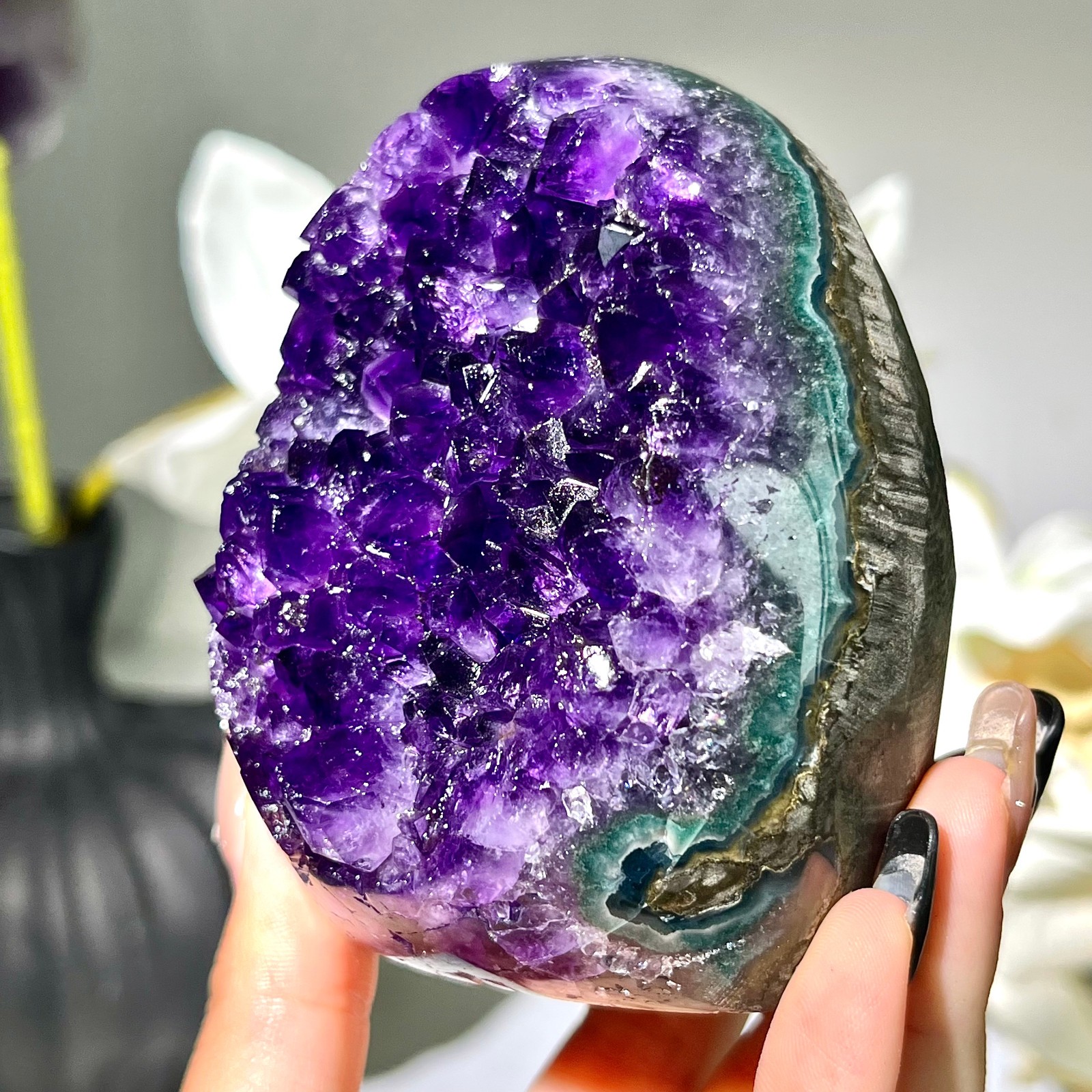 1.12LB Uruguay’s top tier amethyst natural amethyst block spiritual therapy