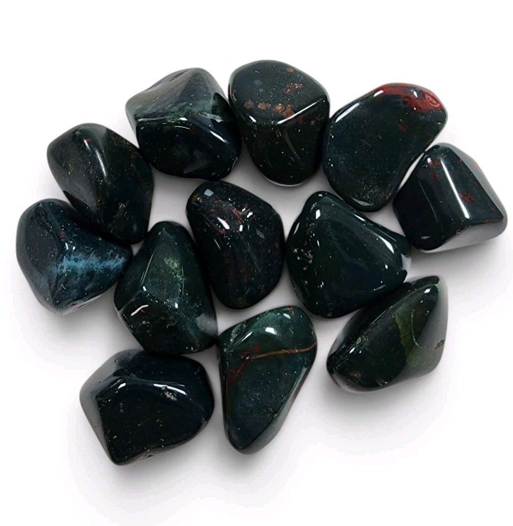 Bloodstone Jasper Polished Stones India 84.4 grams