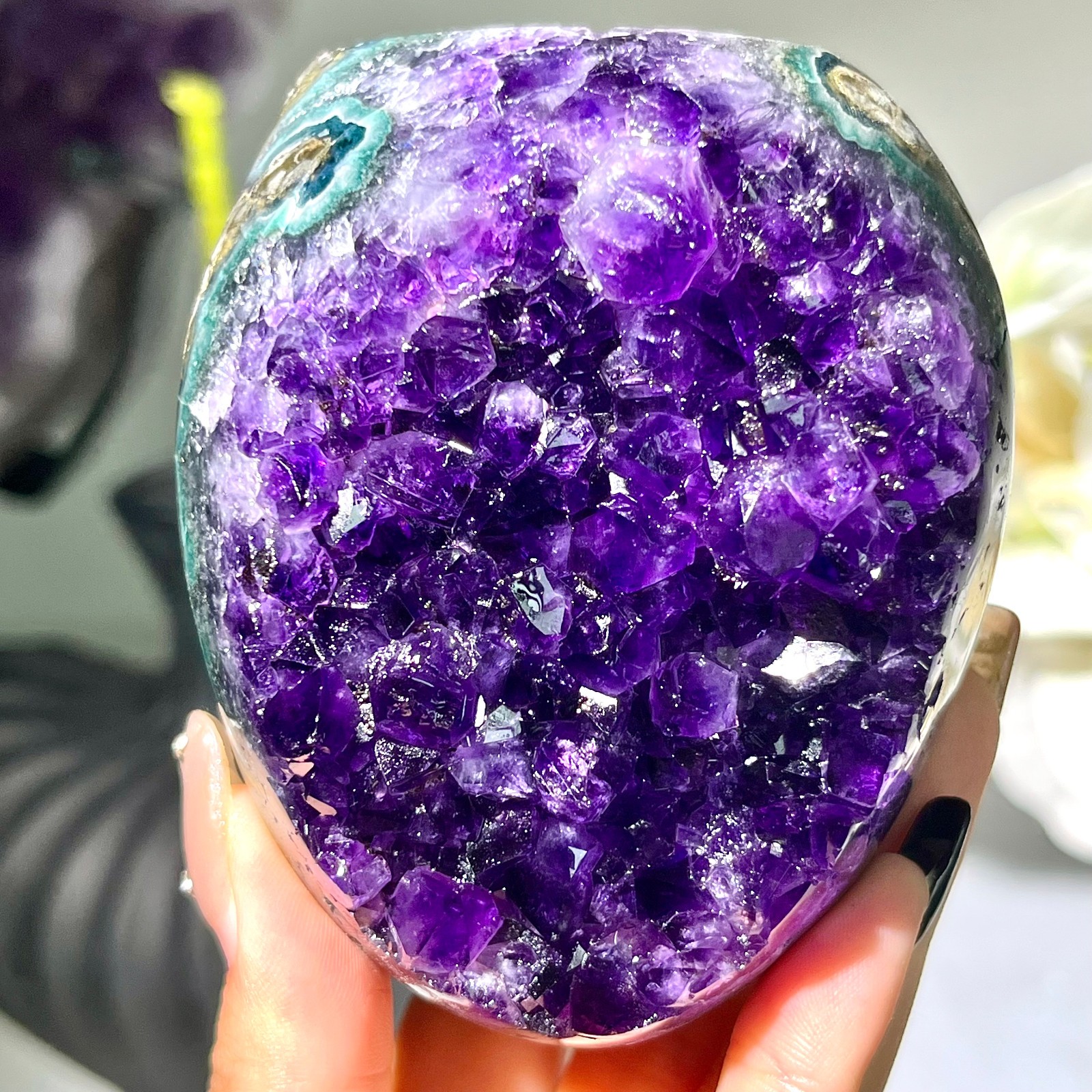1.12LB Uruguay’s top tier amethyst natural amethyst block spiritual therapy
