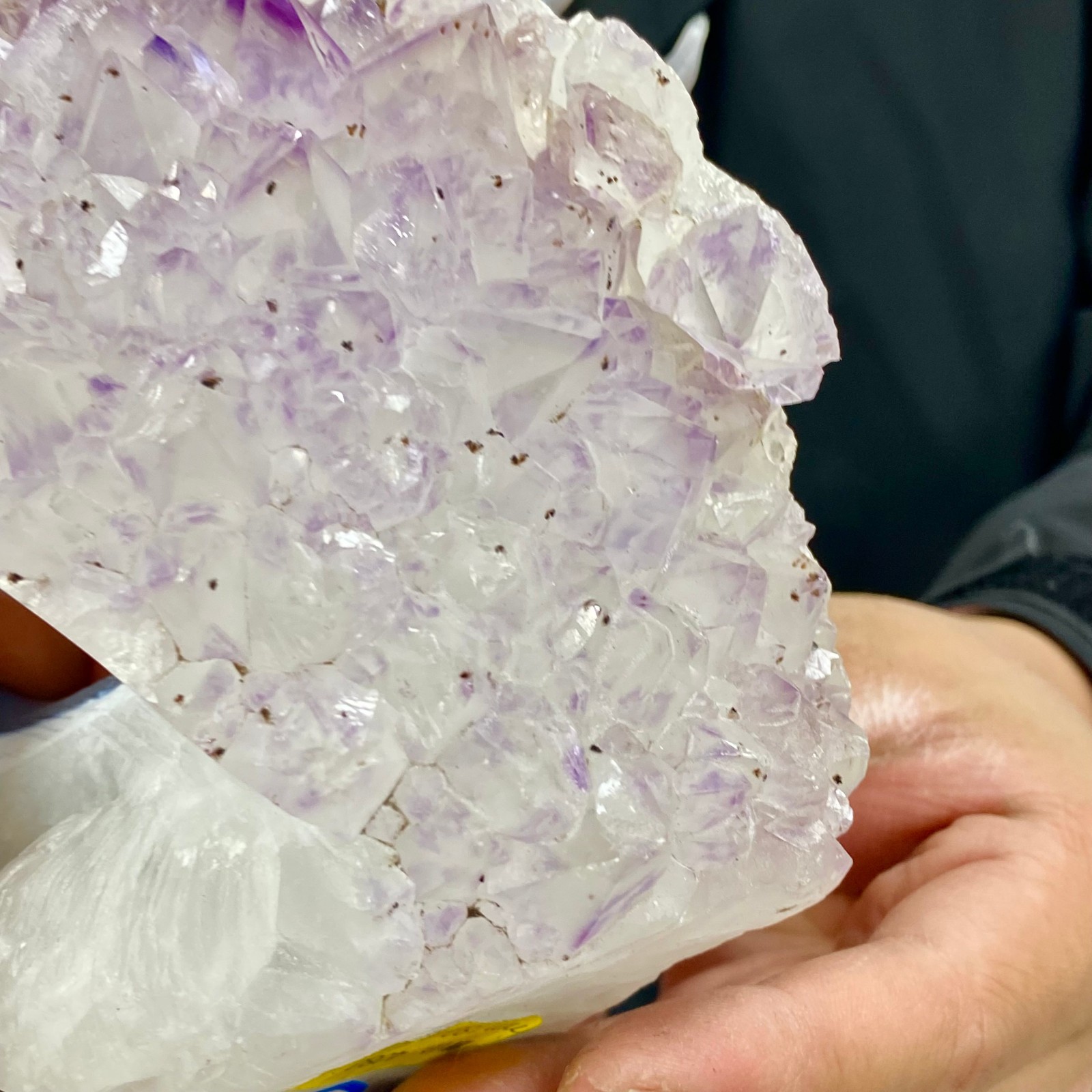 4.07LB Natural Agate Geode Hand Carved Nine-tailed Fox Quartz Crystal Decor