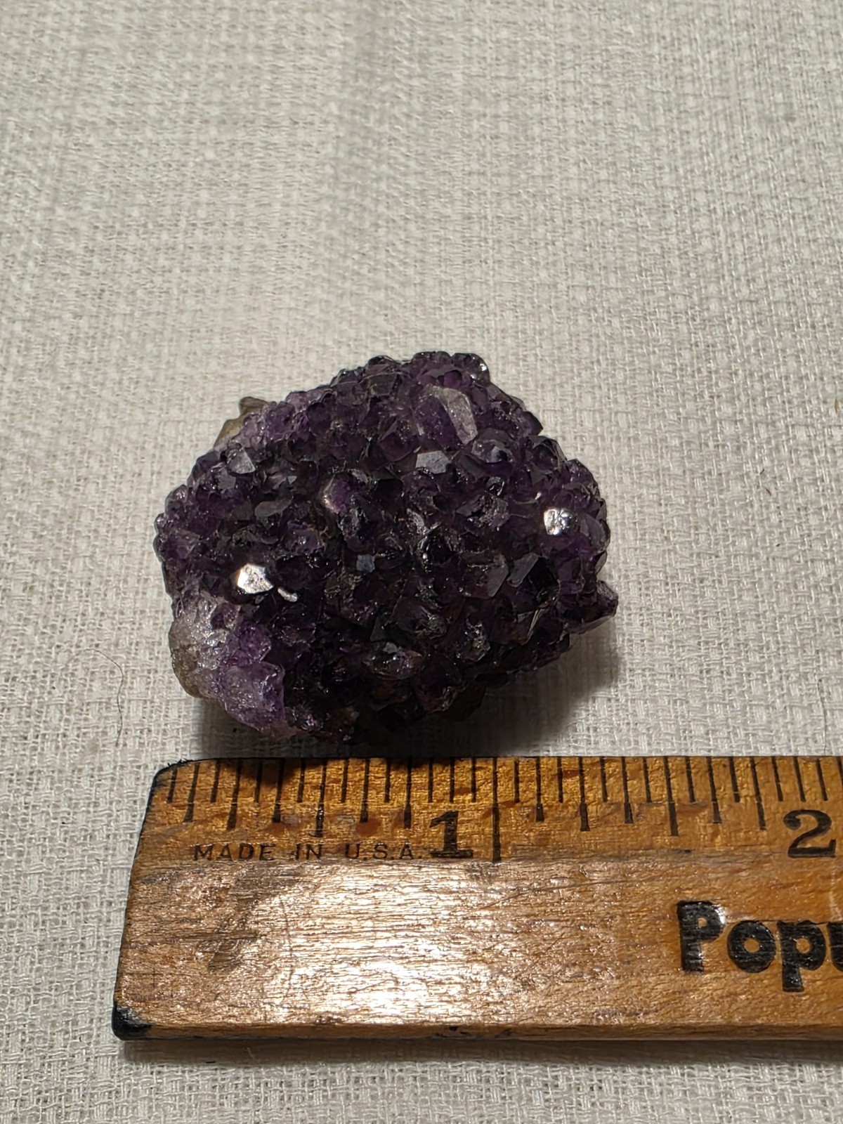 Natural Dark Purple Amethyst Crystal Cluster Druzy Quartz Specimen Geode