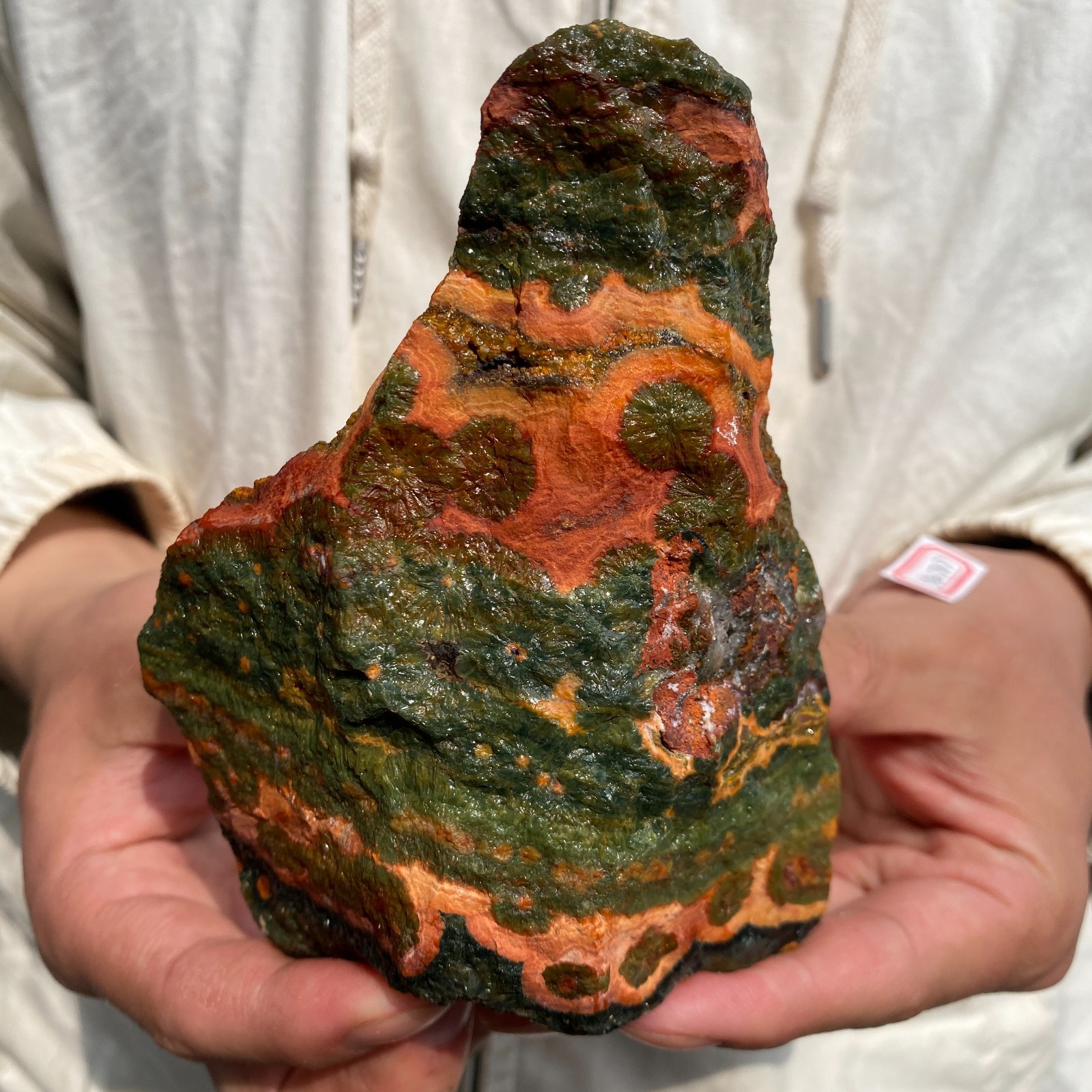 570G Rare Natural Raw Ocean Jasper Rough Quartz Crystal Mineral SpecimeM