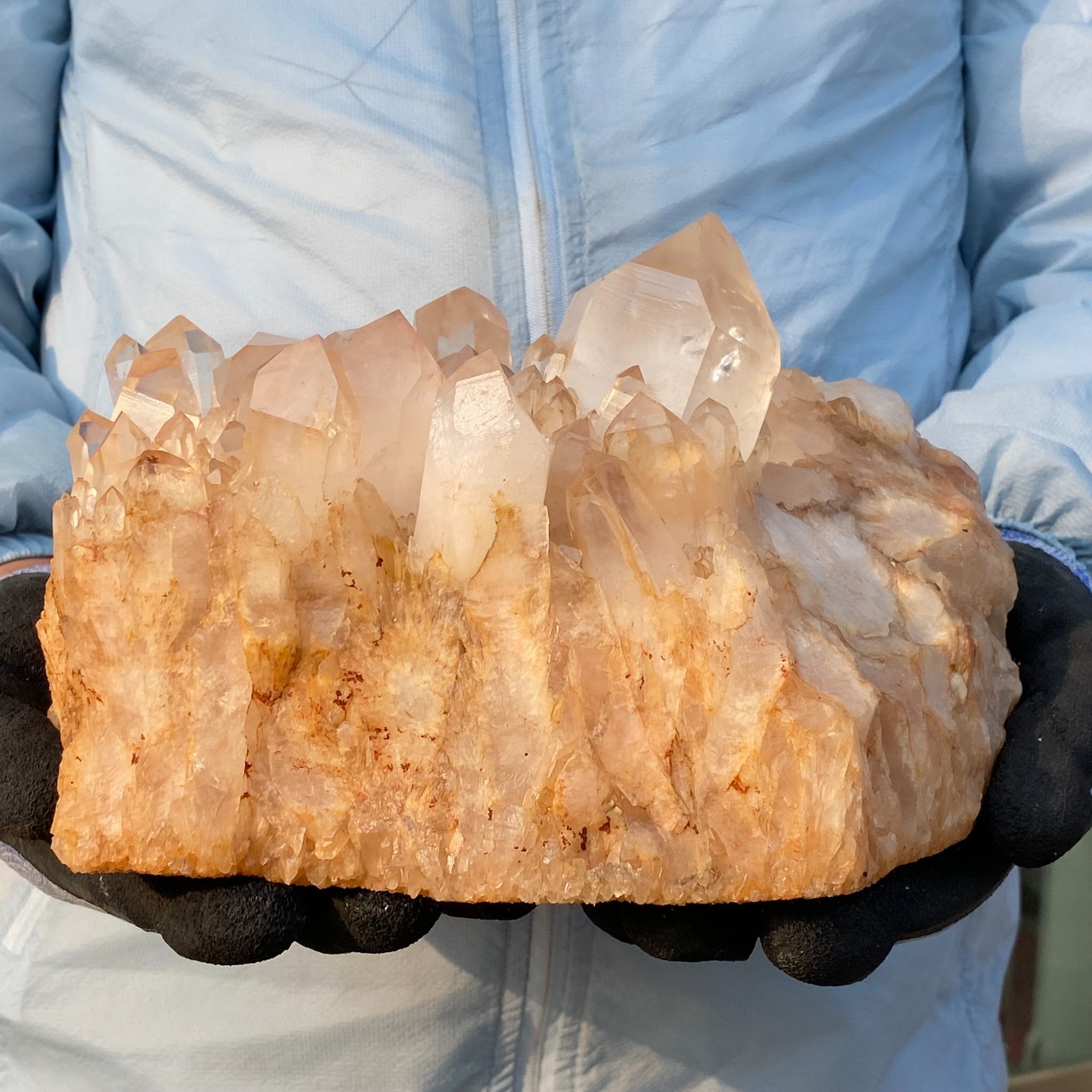 10LB Natural Clear White Quartz Crystal Cluster Rough Mineral Specimen Healing
