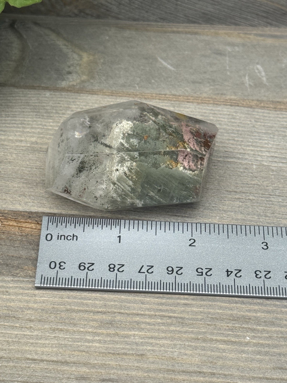 Natural Garden Quartz Lodolite Crystal Freeform Scenic Phantom Inclusions 2.2”