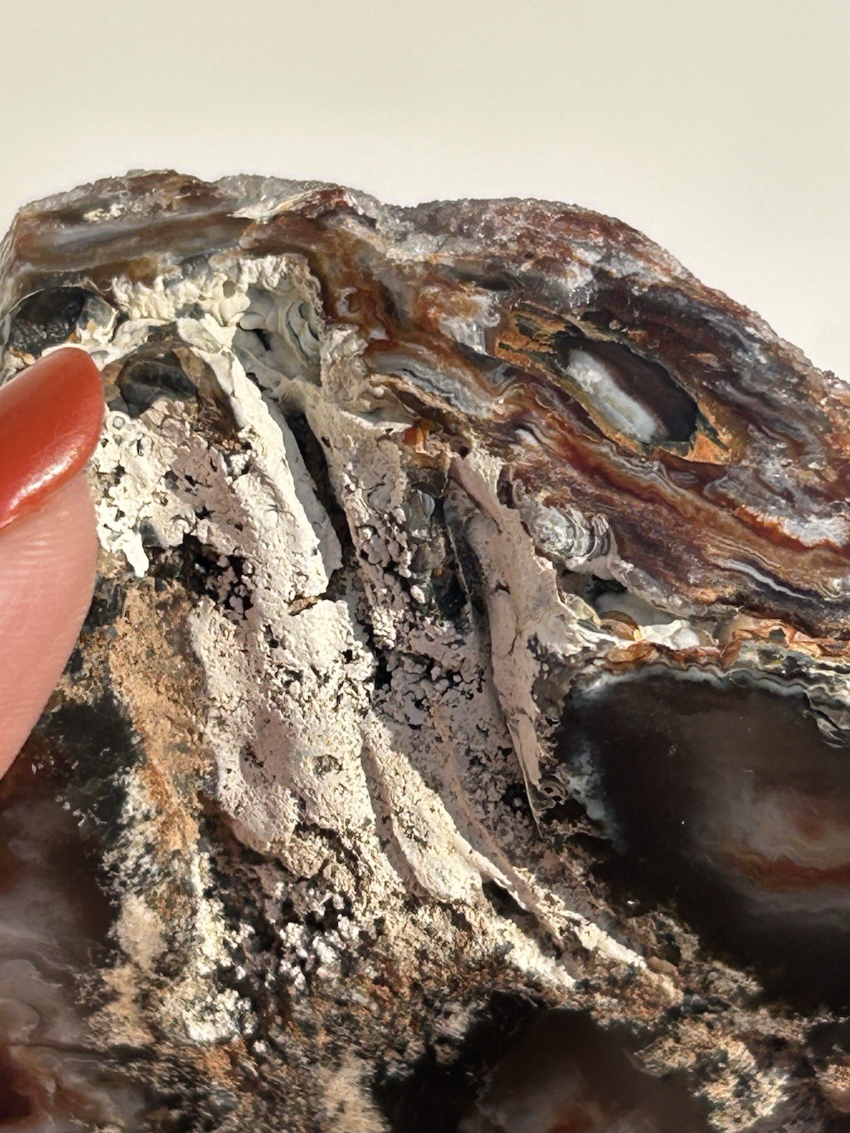 Pink Amethyst Freeform Druzy Geode Fortification Agate Stalactite 8.9 oz