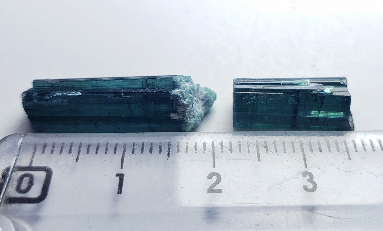 Dark Blue Terminated Tourmaline Crystal