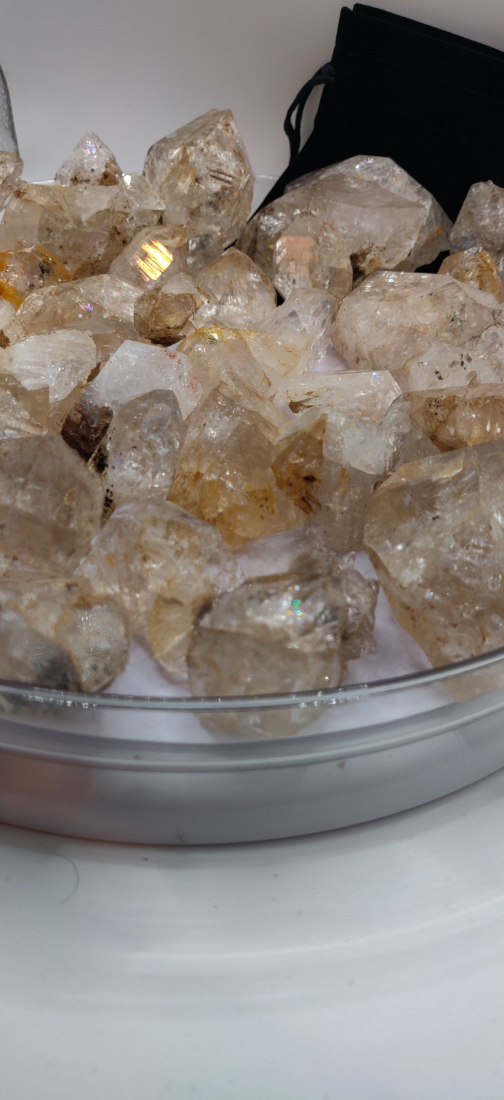 NY Herkimer Diamond *PREMIUM!* 1LB pieces/chunks- Rough, but all big and clear!