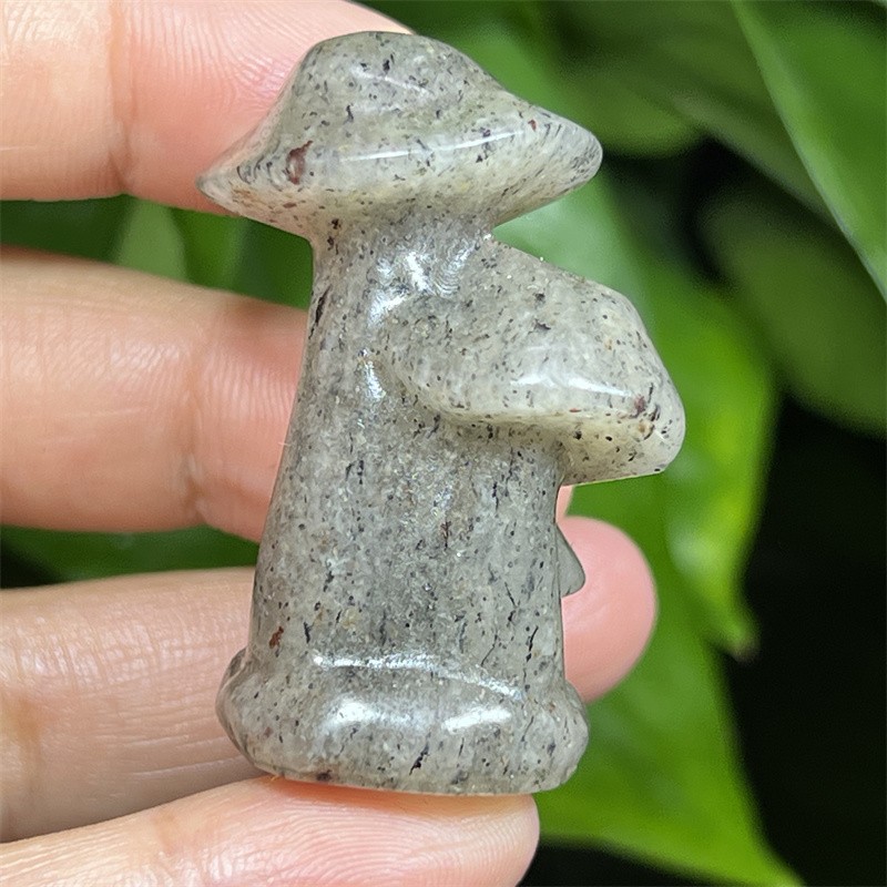 1pc Natural white Phantom Mushroom Skull gem Quartz Crystal Skull Random 1.5″
