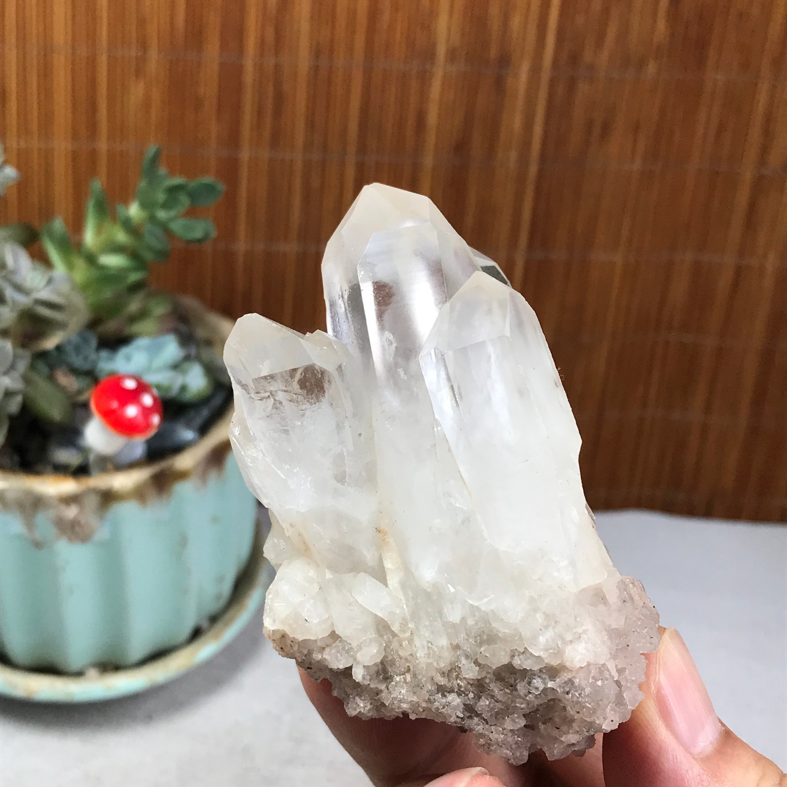 77-54-43mm Natural crystal clusters pretty Quartz Mineral Specimen 146g A6228