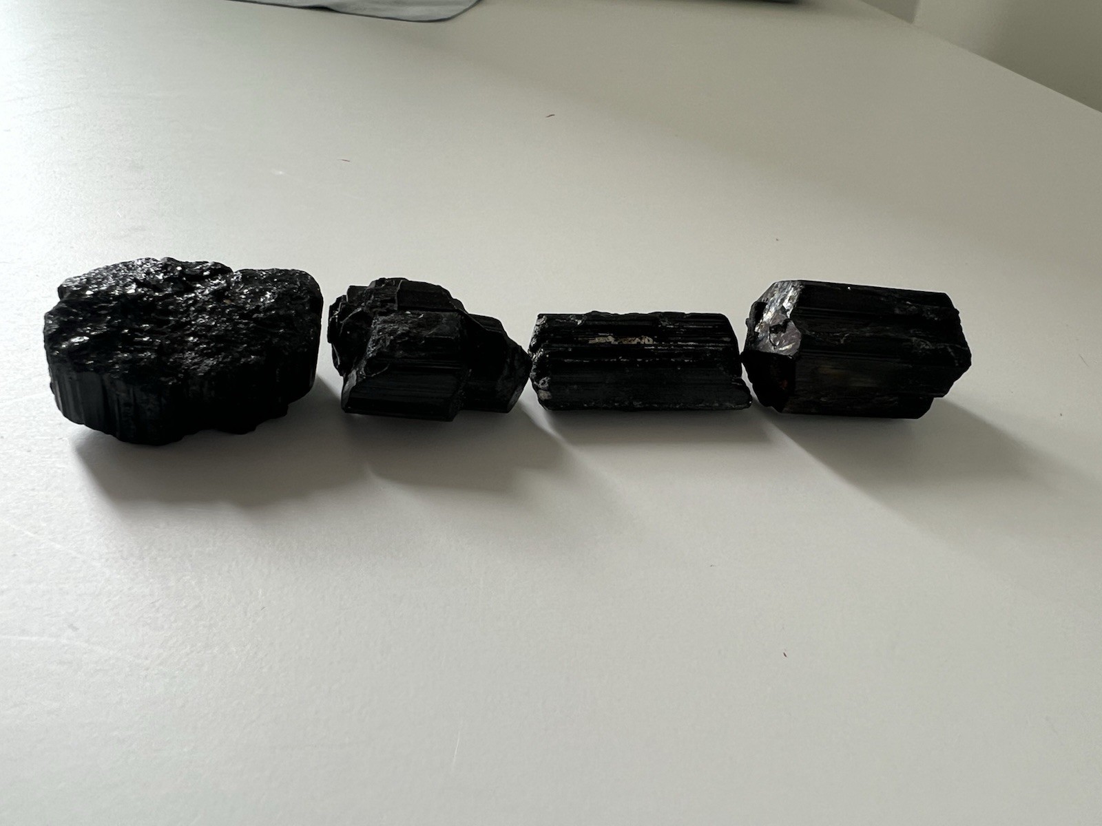 47g – 4pcs Set | Raw Black Tourmaline | Mozambique