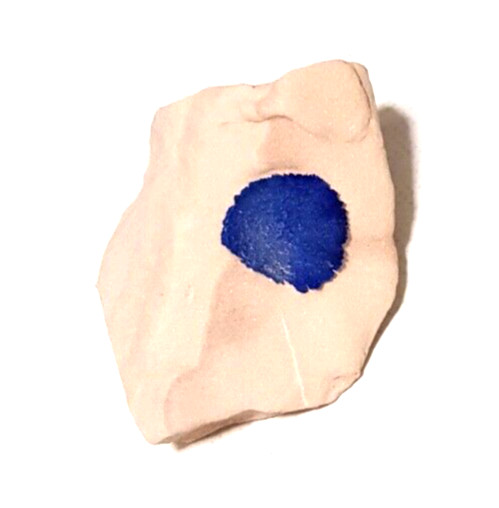 AZURITE SUN ON KAOLINITE MATRIX 71 X 48 X 28 MM 80 G