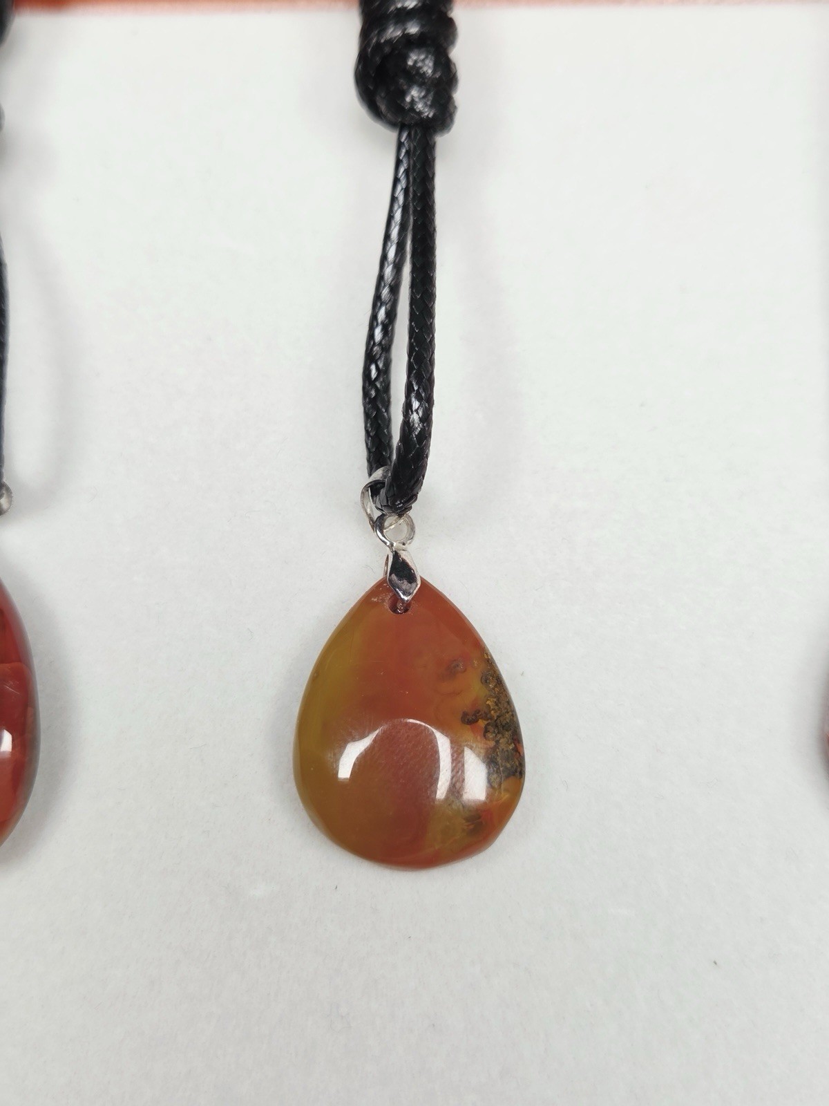 Vibrant Red Agate Teardrop Charm Set | Natural Healing Crystal Jewelry DIY